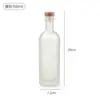 Botella Vacía de Vodka Transparente Botella de Vino Esmerilada 0.5kg 1.0kg Botella de Licor Casero Botella de Vino de Frutas de Gama Alta
