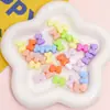Accesorios de cuentas acrílicas frescas con agujero grande para pulseras, collares, joyería, materiales DIY hechos a mano