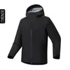 Jaqueta Enbu Primavera e Outono com Capuz e Gola Alta, à Prova de Vento, Impermeável e Respirável para Homens e Mulheres, Roupa Casual Popular para Uso ao Ar Livre