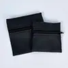 Bolsa para Joias com Padrão de Lichia em PU, Bolsa para Embalagem de Joias, Bolsa Simples e Estilosa com Zíper de Couro, Bolsa para Armazenamento de Anéis e Colares, Em Estoque