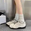 Zapatillas de entrenamiento alemanas de color block retro para mujer, nuevo modelo de otoño 2026, transpirables, versátiles, a la moda, zapatillas deportivas casuales de suela gruesa, zapatillas Forrest Gump