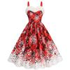 Tiro real em estoque 2024 Amazon explosões transfronteiriças mais vendidas Natal carnaval pele pelúcia sexy sling vestido