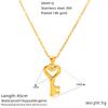 Collar con Colgante de Estrella de Mar de Acero de Titanio Transfronterizo Europeo y Americano para Mujer, Versátil, Simple, Cadena para Clavícula