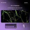 Alfombrilla de Ratón Extra Grande Lightning Esports para Hombres, Alfombrilla Gruesa Antideslizante para Teclado y Escritorio, Personalizable, Directo de Fábrica