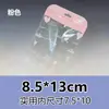 Tarjetas Fotográficas de Celebridades Bolsas Selladoras de Corazón Graffiti Transparente Amor Impresión de Cabezal de Tarjeta Colorida Bolsas con Cierre Zip Bolsas Universales Auto-Sellables