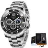 LIGE/LIGE comercio exterior nuevo reloj de cuarzo reloj deportivo para hombre impermeable multifunción Cronógrafo