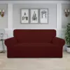 Cojín de sofá de grano de maíz exclusivo transfronterizo, apto para todas las estaciones, color liso simple, funda de asiento de sofá de vellón, respaldo