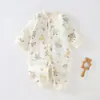 Traje de gateo fino de algodón de 40 g para bebés, Bata universal casual y cálida para niños pequeños, Traje de gateo largo para hombres y mujeres, Estilo casual Otoño e Invierno