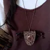 Billetera Compacta para Monedas con Estampado de Leopardo, Collar, Colgante Cubierta para Auriculares de Mujer, Cuerda de Cuero, Cadena Larga para Suéter, Bolsa de Almacenamiento, Accesorios