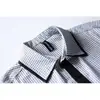 Camisa de Manga Corta con Retazos y Cuello de Doble Capa Yidao Vintage Verano 2026 para Hombre Camisa de Cuadros Holgada Retro Japonesa