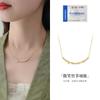 Collar de Plata de Ley S925 Nudo de Bambú Sonriente para Mujer con Perlas, Nuevo Estilo Chino Lujo Ligero Alta Gama Cadena Clavícula Joyería Nicho