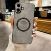 Adecuado para Funda de Teléfono Magnética para iPhone 16 Pro Max, Modelo Nuevo 1514 Cubierta Protectora Apple 17, Astronauta de Piel de Cordero