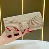 Bolso Nuevo de Lujo Ligero 2026 Elegante Bolso de Socialité Bolso Cruzado para Vestido de Novia Bolso Brillante para Mujer