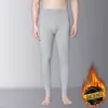 Comercio Exterior Invierno Protección contra el Frío Más Terciopelo Engrosado Pantalones Cálidos para Hombre Anti-pilling Auto-calentables Pantalones de Otoño Ropa Interior Capa Base Pantalones Casuales para Hombre