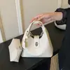 Moda Transfronteriza Bolso de Mano para Mujer Bolso Tote Pequeño 2025 Nuevo Retro Simple Bolso Cubo Versátil Bolso de Hombro Cruzado
