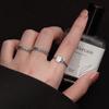 Estilo nacional qian duo gato de la fortuna anillo vintage diseño de nicho femenino lujo ligero plata de ley 925 moda ins temperamento