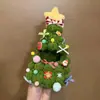 Adornos Navideños Auténticos de Gatito Bolsa Colgante Muñeco de Peluche de Papá Noel Llavero Colgante Regalo para Mujeres