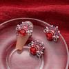 Joyería de uñas estilo chino al por mayor creativa DIY versátil de alto sentido cara de Ópera de Pekín decoración de uñas accesorios de diamantes hechos a mano