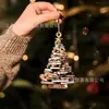 Novo produto transfronteiriço: Pingente decorativo de pássaro simulado plano de acrílico para Natal, árvore de Natal, casa e decoração de mochila