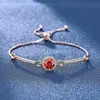 Pulseira da moda versátil com zircônia ultra brilhante, best-seller transfronteiriço para mulheres, pulseira elegante de luxo leve, joias femininas atacado