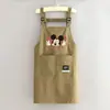 Avental de Trabalho Fashion Resistente à Água para Mulheres, Cozinha Doméstica, Cozimento, Avental de Cintura Especial para Catering, Novo para Mulheres