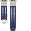 Correa de Silicona Mecha Metálico de Doble Garra Adecuada para Apple 9 S10 S11 iWatch Ultra 49mm Pulsera