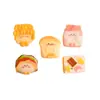 Juguetes de comida en miniatura de dibujos animados, accesorios de resina, pegamento de crema para pinzas de pelo DIY, decoraciones para fundas de teléfono, adornos de postres en miniatura