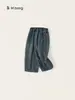 Bangxuan Huzhou Zhili roupas infantis calças retas largas para meninos jeans casuais para meninas primavera e outono 2026