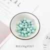 6.5~10mm cuentas de vidrio de colores cuentas sueltas hechas a mano diy accesorios para pulsera collar joyería material con cuentas al por mayor