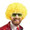 Peluca Afro Pequeña Rizada en Forma de Abanico Colorida, Accesorios de Broma para Vacaciones, Disfraz de Payaso Divertido, Rulos Burbuja para Actuación