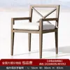 Mesa de Comedor Exterior a Medida de Madera Maciza de Teca, Mesa y Sillas de Ocio para Patio de Villa y Jardín, Juego de Muebles Anticorrosión para Terraza Exterior