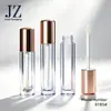 Pedido Jinze: Tubos de Brillo de Labios con Base Redonda en Forma de Labio/Base Plana, Materiales de Empaque de Tubo Vacío de Plástico