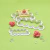 Molde de Primavera de Flor de Cinco Pétalos Molde de Pastelería de Simulación Herramienta Creativa para Hornear Fácil de Desmoldar