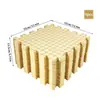 Tablero Moldeador de Malla Tejida Tablero de Posicionamiento para Tejer con Eva Tablero de Empalme de Espuma Cuadrado Fijo Tablero de Posicionamiento para Tejer con Lana