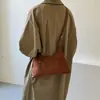 Bolso Tote de Gamuza Vintage para Mujer 2026 Nuevo Otoño/Invierno Gran Capacidad para Viajar al Trabajo Bolso de Hombro Bolso Cruzado Simple Versátil