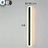 Lámpara de Pared para Exteriores Impermeable Lámpara de Tira Led Lámpara para Patio de Casa Lámpara de Pared Lavaluces de Línea Normcore Escandinavo Lámpara de Pared para Exterior de Puerta
