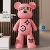 Estatueta de Urso Violento Desenho Animado Sala de Estar Gabinete de TV Gabinete de Vinho Sofá Grande Decoração de Chão Presente de Inauguração