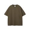 Nuevo Producto 2026 Camiseta de Manga Corta Lisa de Color Sólido Tono Tierra 275g para Hombre Niebla Algodón Puro Marca de Moda para Hombre Tallas Grandes Ropa para Hombre