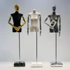 Modelo Plano de Camurça Adereços Loja de Roupas Femininas Peito Plano Loja de Roupas Femininas Vitrine Cabide de Exibição de Roupas Corpo Inteiro Meio