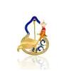 Nueva Cadena de Cuentas de Ábaco de Color Mixto Macarrón Arcoíris Transfronteriza Calabaza Esmeralda Transparente Broche Hueco Chapado en Oro Koi