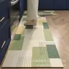 Alfombrilla de Piso para Cocina Estilo Retro Americano, Absorbente de Agua, Absorbente de Aceite, Resistente a Manchas, Alfombrilla Larga para el Hogar, Secado Rápido, Antideslizante, Suave de Tierra de Diatomeas