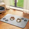 Temu caliente líneas simples de lodo de diatomeas mascota gato perro almohadilla de alimentación absorbente suciedad fácil de cuidar una generación de pelo