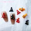 Nuevos accesorios de Halloween diy al por mayor fantasma calabaza uña caricatura joyería DIY horquilla joyería para uñas mixtos