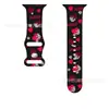 Adequado para iwatchS9876SE Pulseira Apple Watch Ultra silicone estampado Pulseira Apple Watch Dia dos Namorados