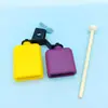 Adereços de Performance para Jardim de Infância Gong Quadrado de Plástico Sino de Vaca Gong de Tom Alto e Baixo Acessórios para Tambor Gong de Tambor
