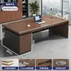 Escritorio de oficina de alta gama para personal, escritorio de escritura ejecutivo individual de alta gama, escritorio de jefe moderno y simple