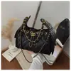Bolso de Cubo Cadena Comercio Exterior Mujer 2026 Nuevo Gran Capacidad Tacto de Alta Gama Patrón de Diamante Para Viajes Diarios Estilo Pequeño Chanel Bolso Cruzado con Cordón