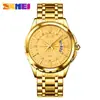 Reloj de Cuarzo Luminoso con Calendario para Hombre Timemei Selección Transfronteriza Correa de Acero Negocio Exquisito Resistente al Agua 9069