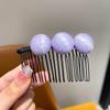 Acessórios de Cabelo para Cabelo Quebrado Infantil Grampo de Cabelo Pente de Cabelo Kuromi Presilha para Franja Pente para Cabelo da Testa e da Parte de Trás da Cabeça da Menina Pente para Menininha