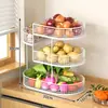 Artefacto de Almacenamiento de Cocina Cesta de Almacenamiento de Verduras Cesta de Verduras para Encimera Estante de Escritorio Piso Verduras Cebolla Jengibre Ajo Extraíble